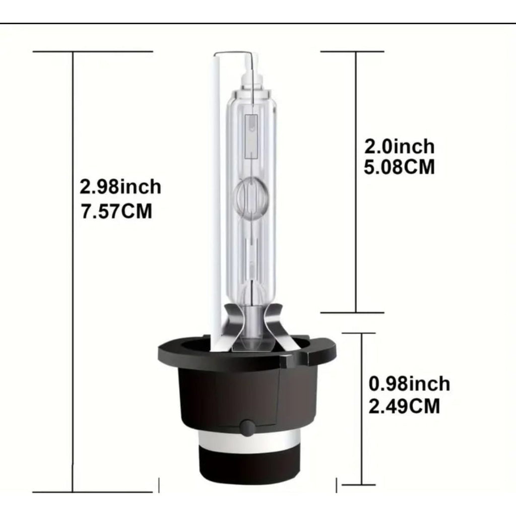 2 Ampolletas Xenón D2s 6000k Luz Blanca Fría De Alta - Isopartes