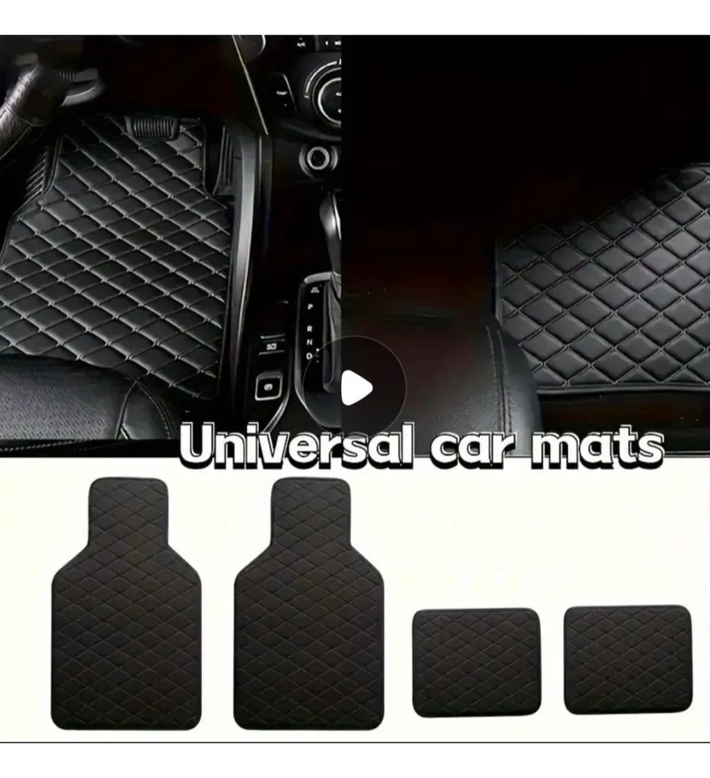 Alfombras Tapete Autos Cuero Sintético Accesorios De Lujo - Isopartes