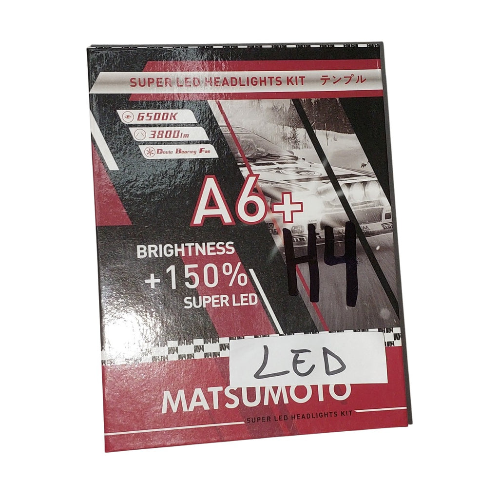 2 Ampolletas A6+ H4 Matsumoto +150% Super Led