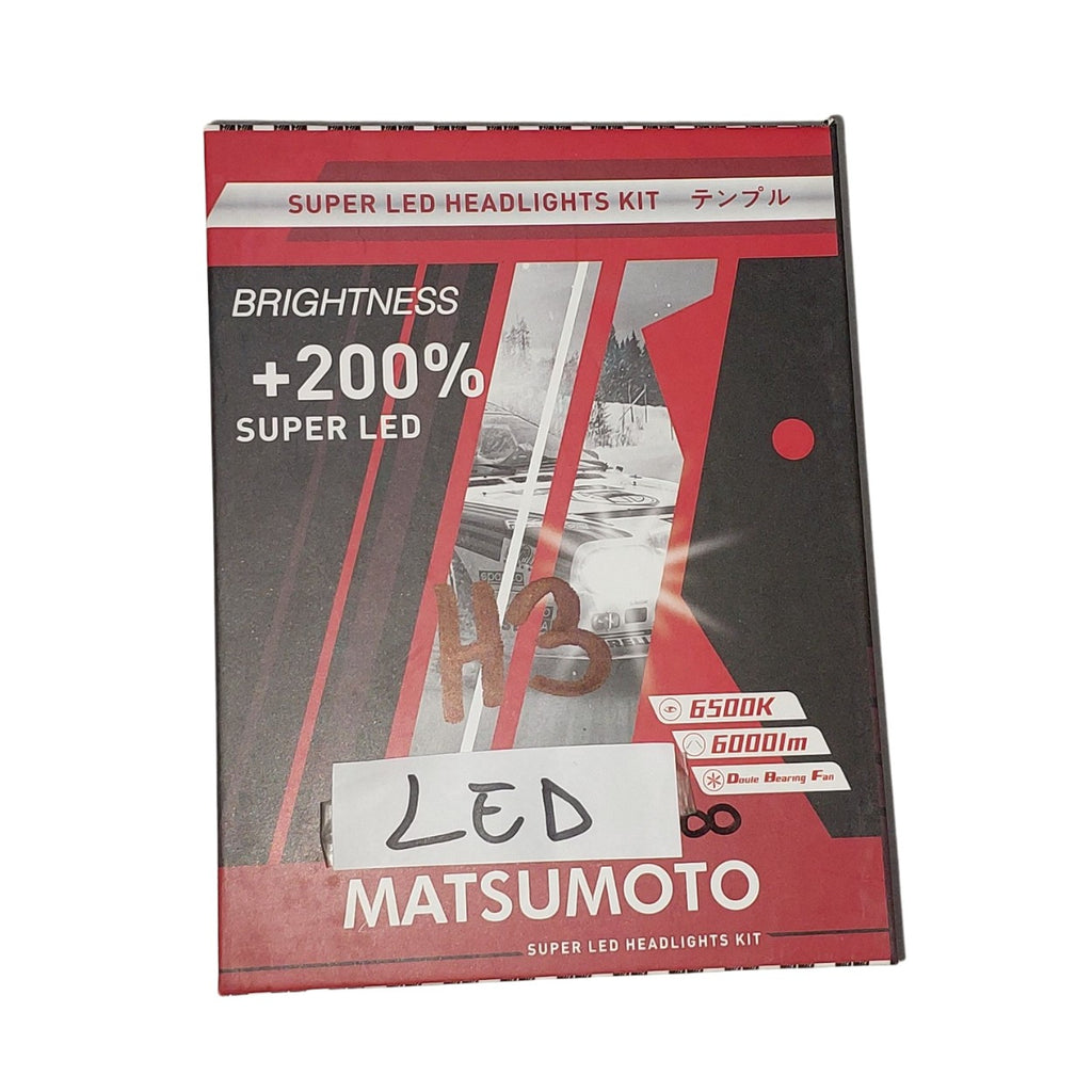 2 Ampolletas H3 Matsumoto +200% Super Led