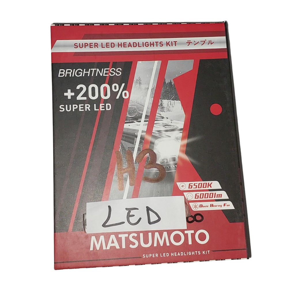 2 Ampolletas H3 Matsumoto +200% Super Led