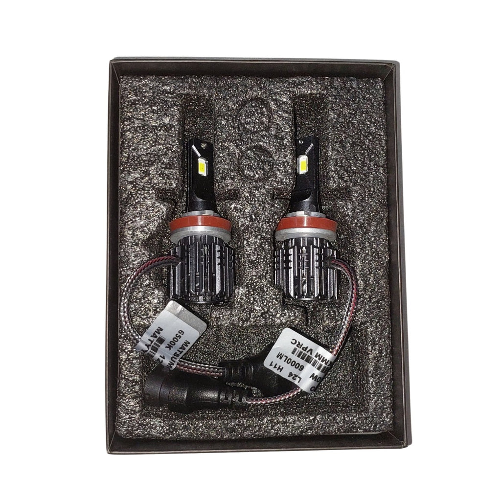2 Ampolletas H8 y H11 Matsumoto +200% Super Led