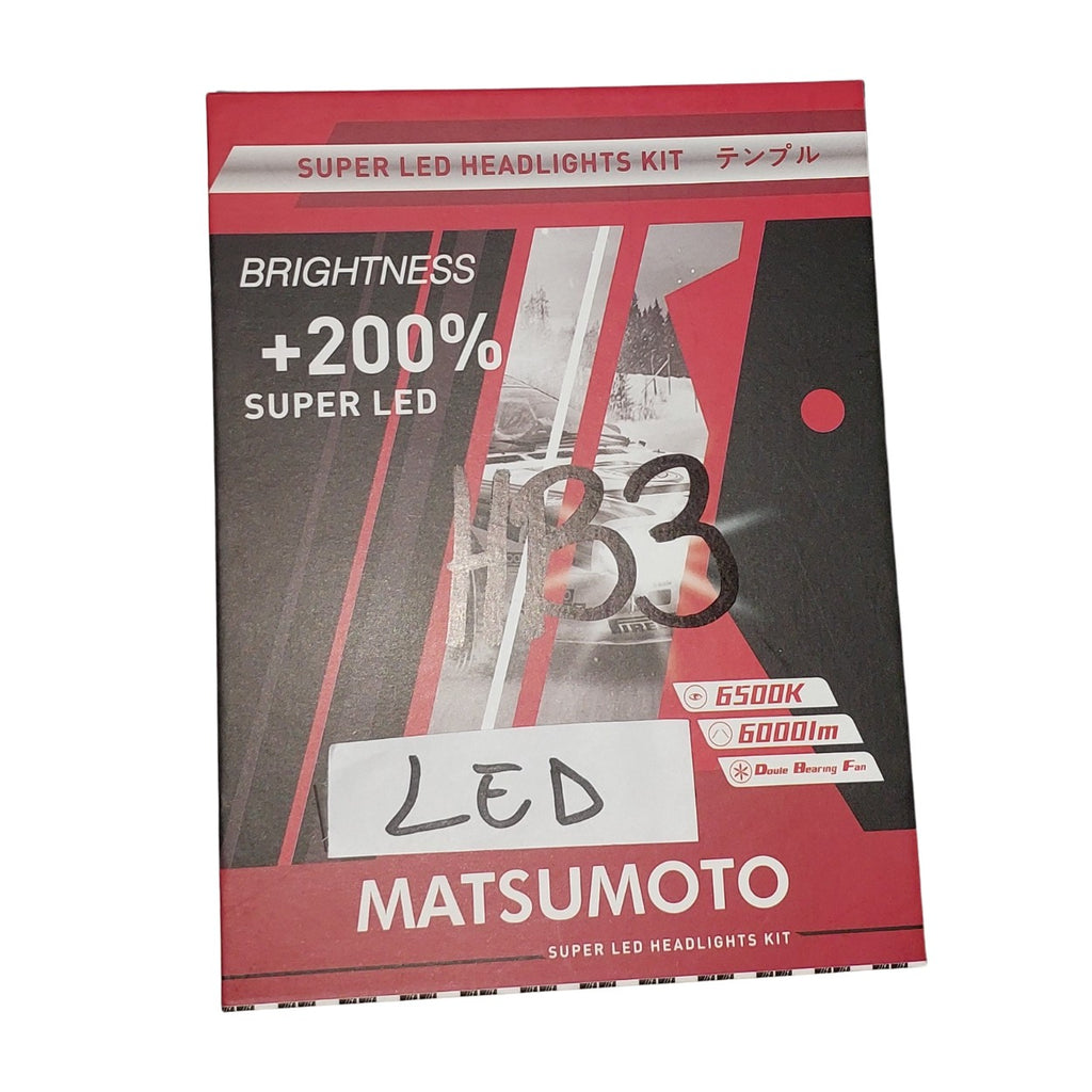 2 Ampolletas HB3 Matsumoto +200% Super Led