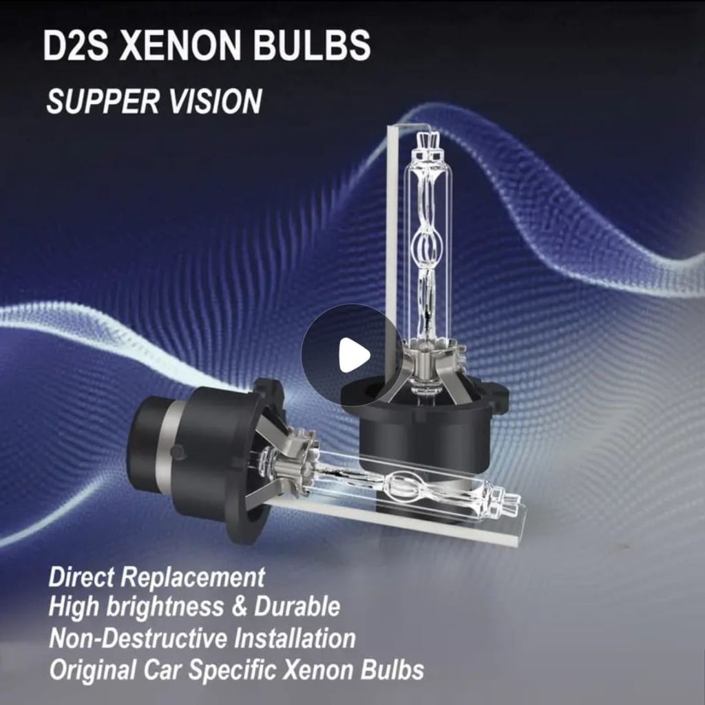 Xenon Bulbs D2s 6000k Cool White High Beam