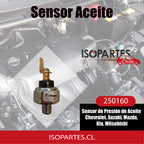 BULBO Sensor de Presión de Aceite Chevrolet Suzuki, Mazda, Kia, Mitsubishi. - Isopartes