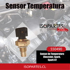 BULBO Sensor de Temperatura Chevrolet, Spark y Spark GT - Isopartes