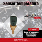 BULBO Sensor de Temperatura Chevrolet, Toyota, Mazda, Ford - Isopartes