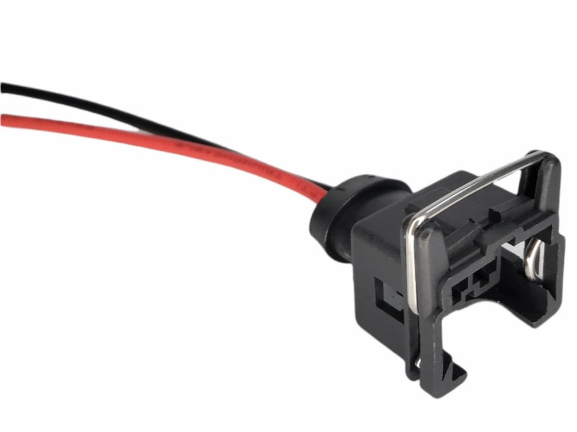 Kit of 4 connectors, injector plugs, sensors, universal, Chevrolet, Corsa, Astra, Spark, Ford, Festiva, Daewoo, Cielo, Fiat, Volkswagen, and more