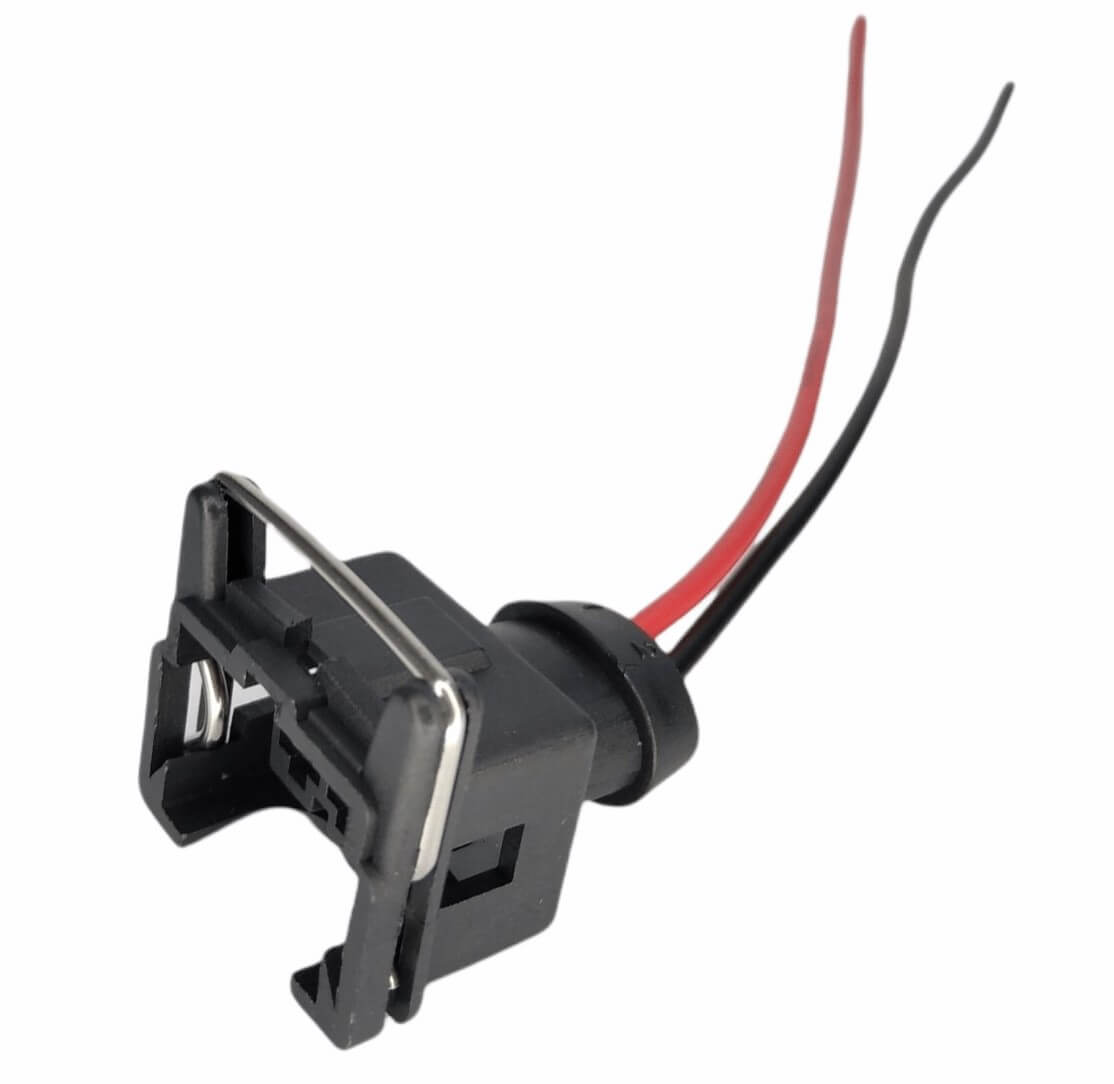 Kit of 4 connectors, injector plugs, sensors, universal, Chevrolet, Corsa, Astra, Spark, Ford, Festiva, Daewoo, Cielo, Fiat, Volkswagen, and more