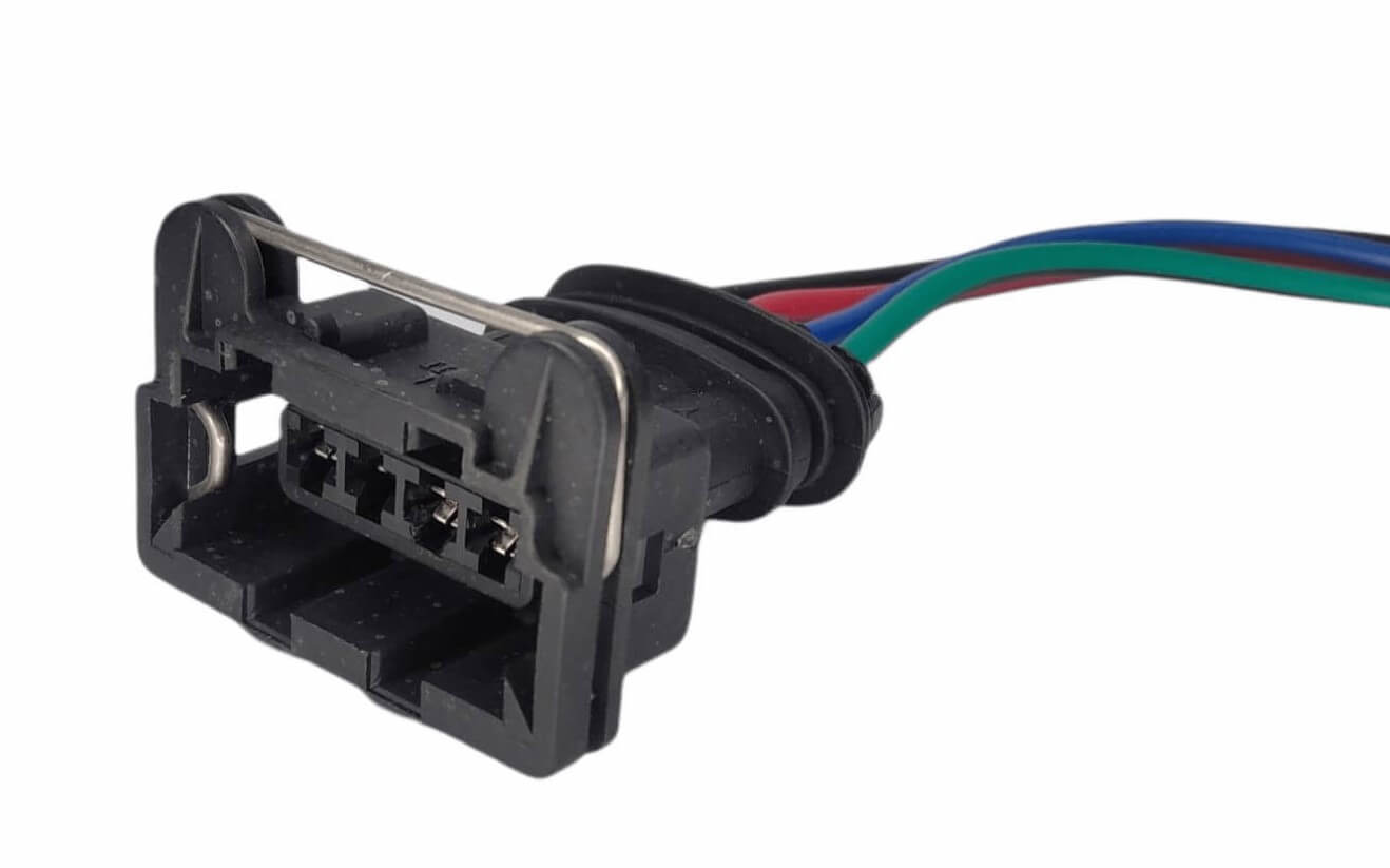 Optical Sensor Plug Connector Daewoo Matiz, Ford Fiesta, Chevrolet Striped Coil 4 pins.