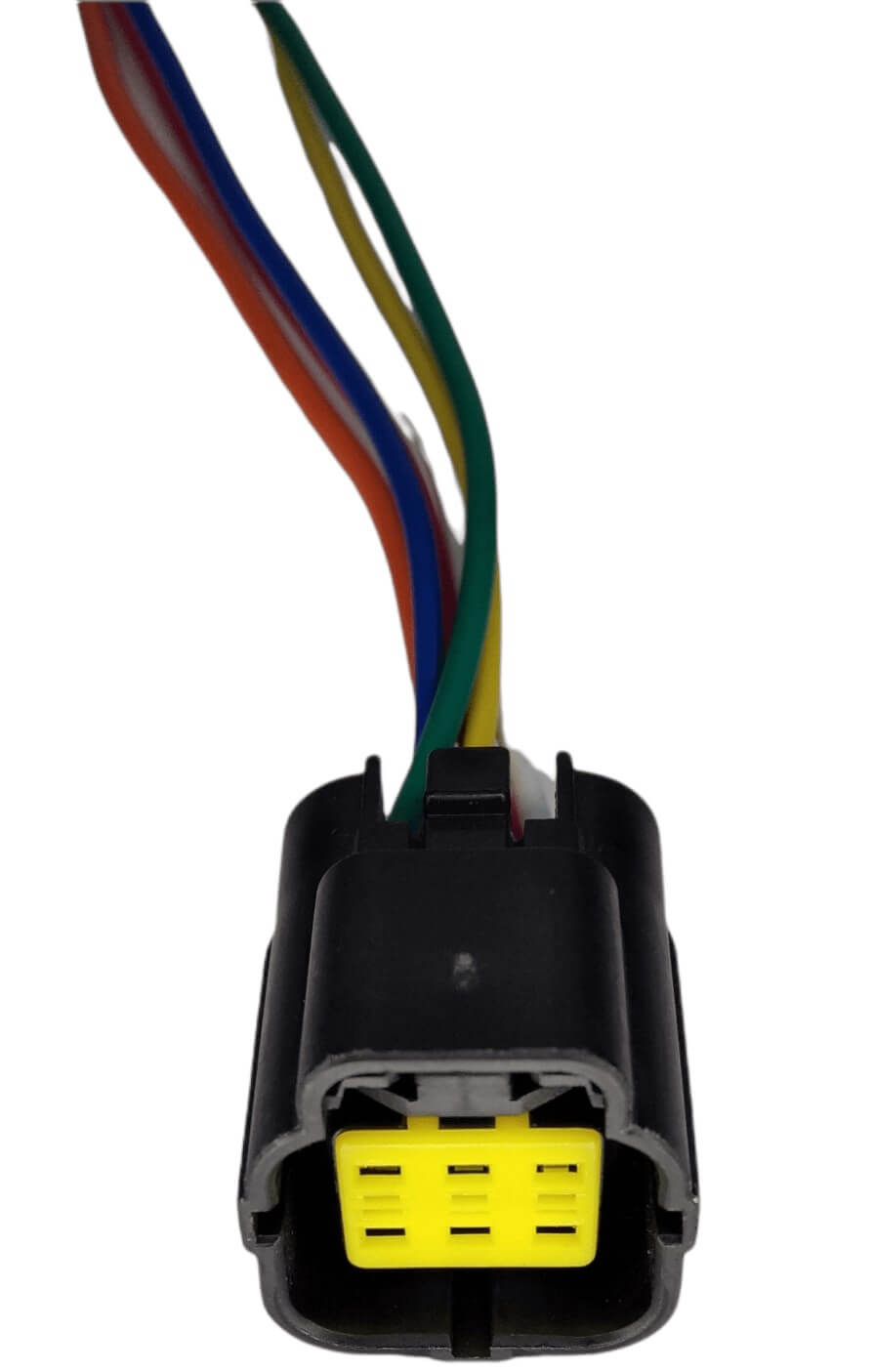 Air Conditioning Valve Plug Connector Palio IAC Valve Wagon, Grand Vitara, Dmax, Grand Nomade 6 Pins