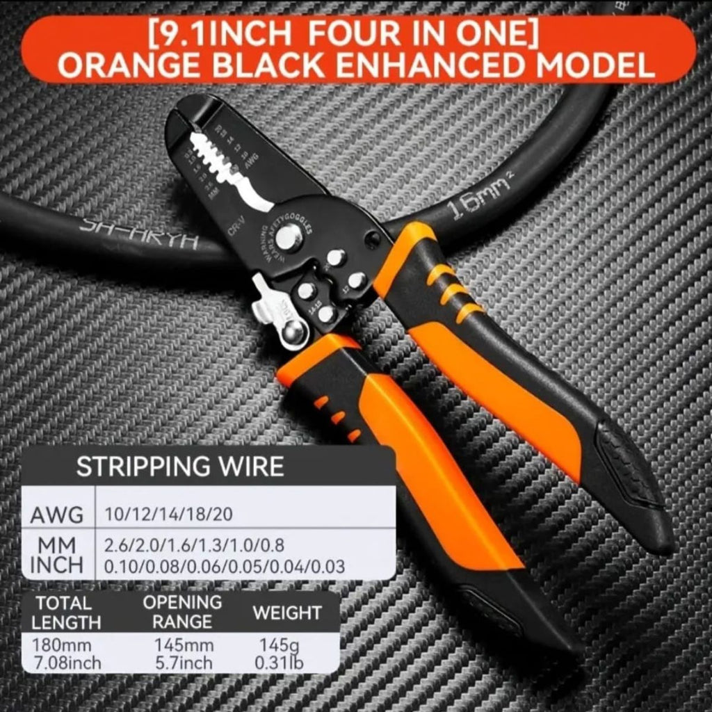 Cable Cutter, Automotive Wire Stripper Crimper