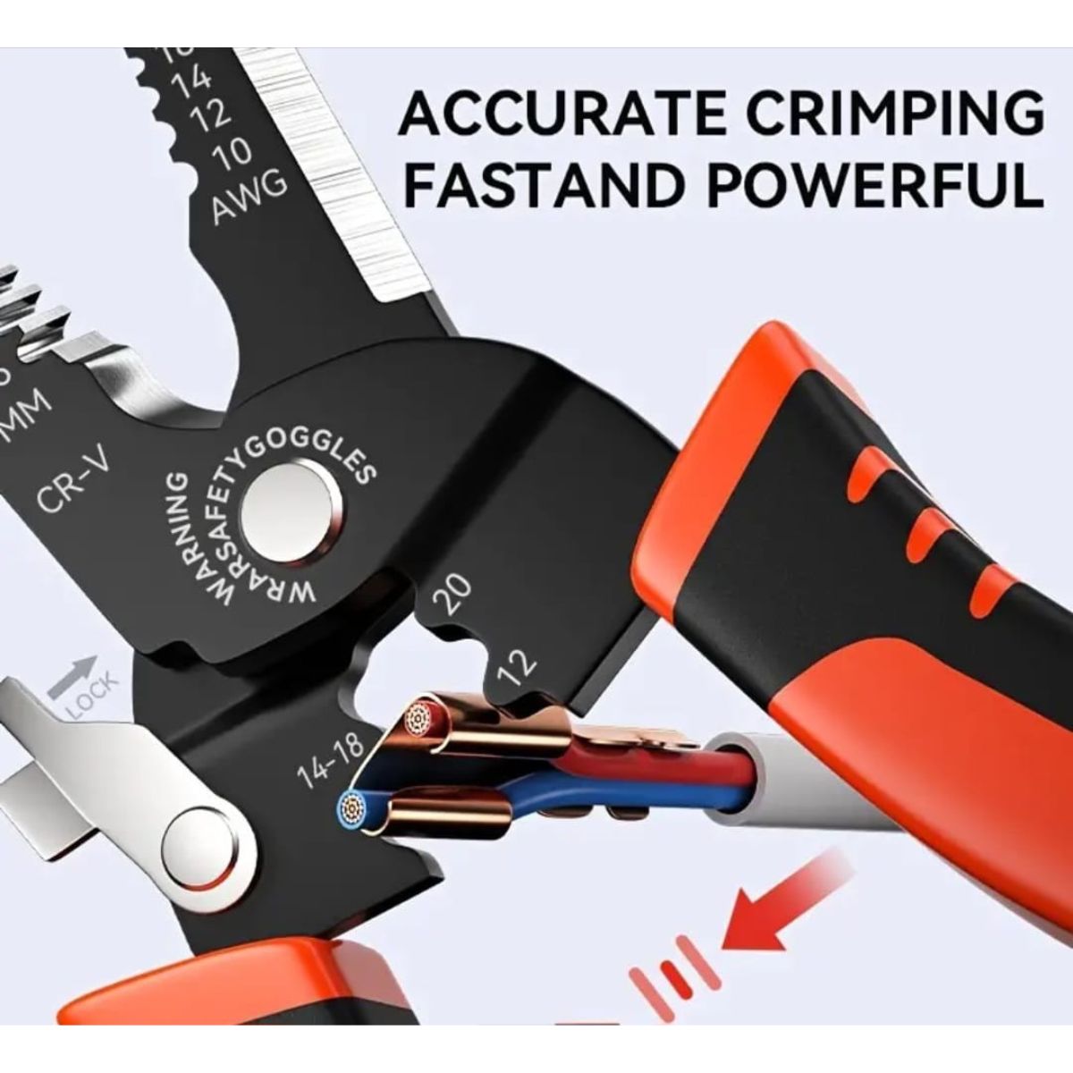 Cable Cutter, Automotive Wire Stripper Crimper