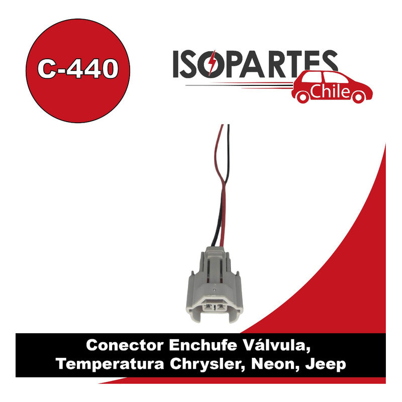 Injector Plug Connector Temperature Valve Neon, Jeep, Mitsubishi, Toyota, Suzuki, Vitara, Kia, Hyundai Elantra, Atos, Subaru, Mazda, Nissan, Chevrolet, Luv Dmax, Samsung Sm3