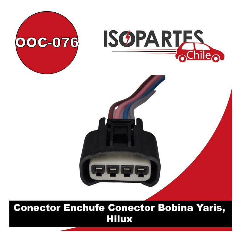 Coil Plug Connector Toyota Yaris, Corolla, Hilux and 4Runner