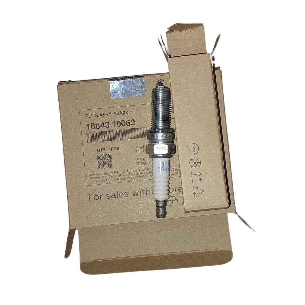 4 kit 18843-10062 Hyundai Originales Juego bujías Kia