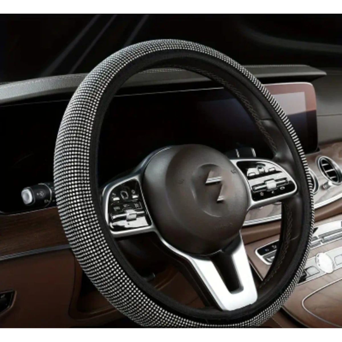 Funda de Volante de Coche de Lujo con Brillo. - Isopartes