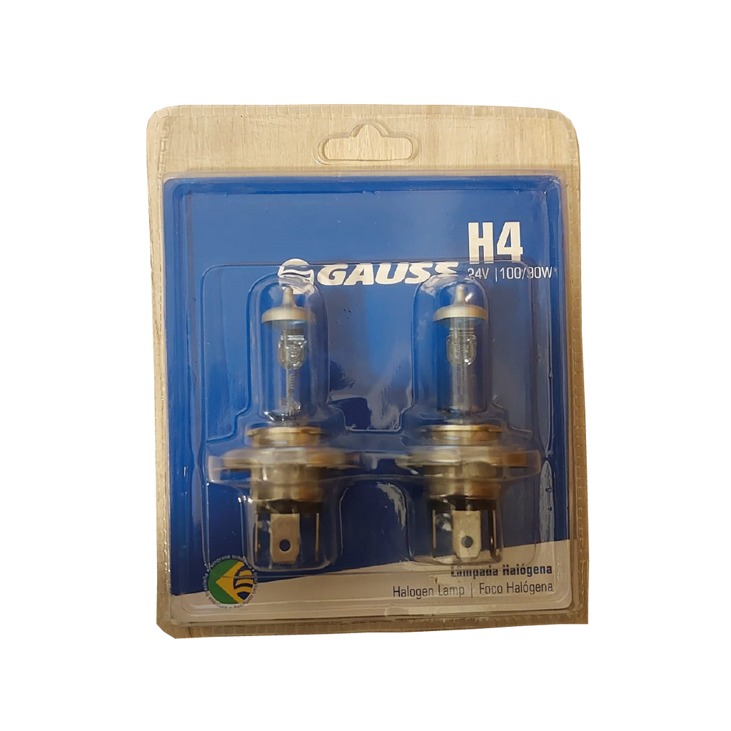 H4 Halogen Bulb Kit 24v 100/90w Super White
