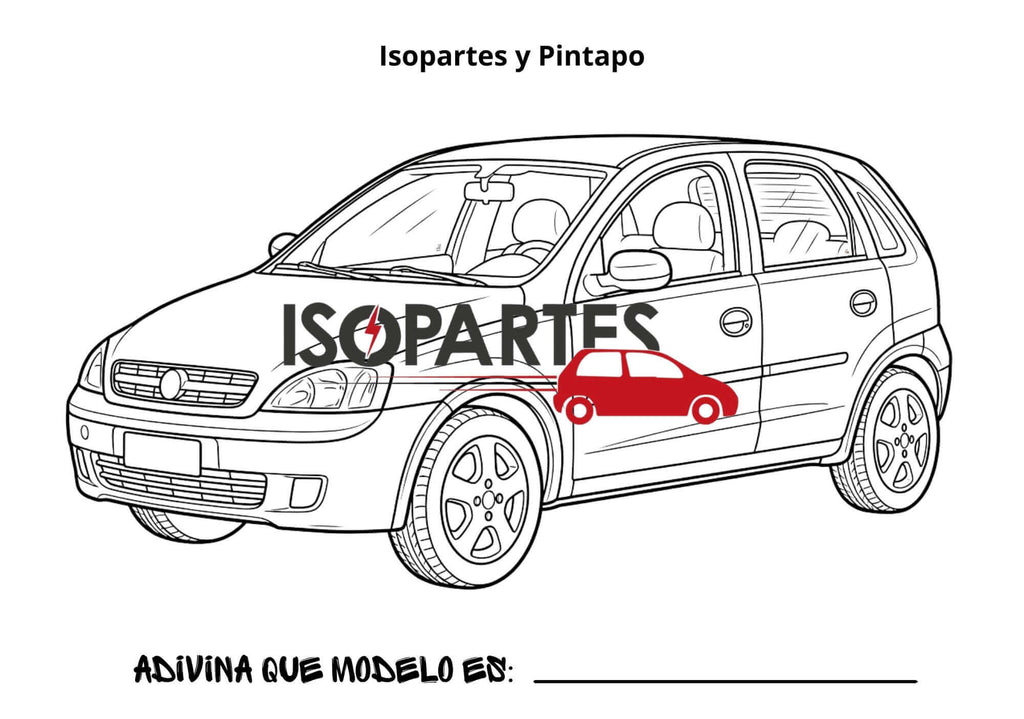 Libro para Colorear Autos Icónicos Latinoamérica 2000-2010 (40 Ilustraciones) 23.5cm x 16.5cm