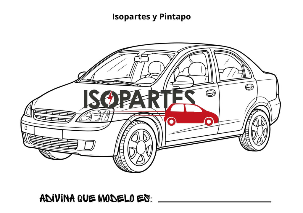Libro para Colorear Autos Icónicos Latinoamérica 2000-2010 (40 Ilustraciones) 23.5cm x 16.5cm