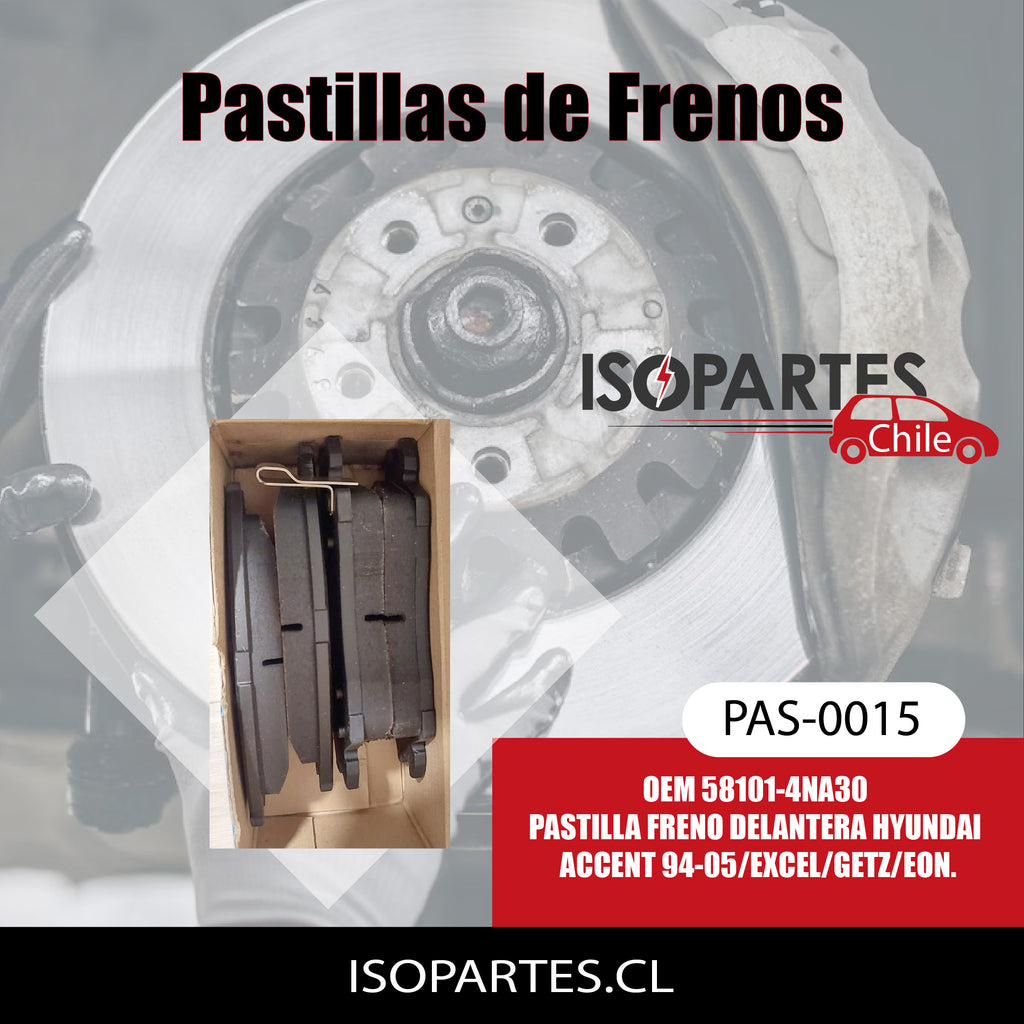 Front Brake Pad Accent / Excel / Getz 94-05
