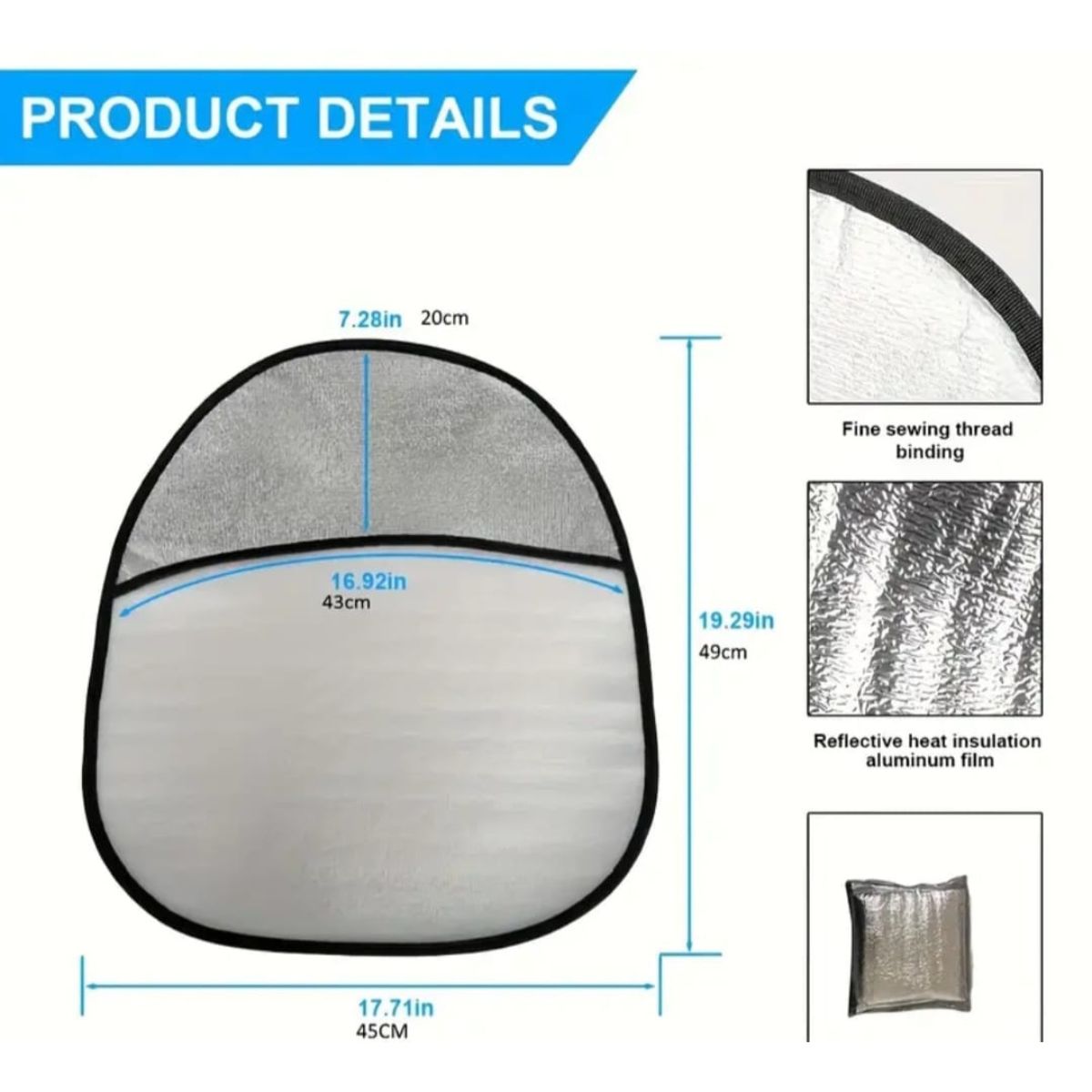 Protector Reflectante Para Volante De Coche Protección Uv - Isopartes