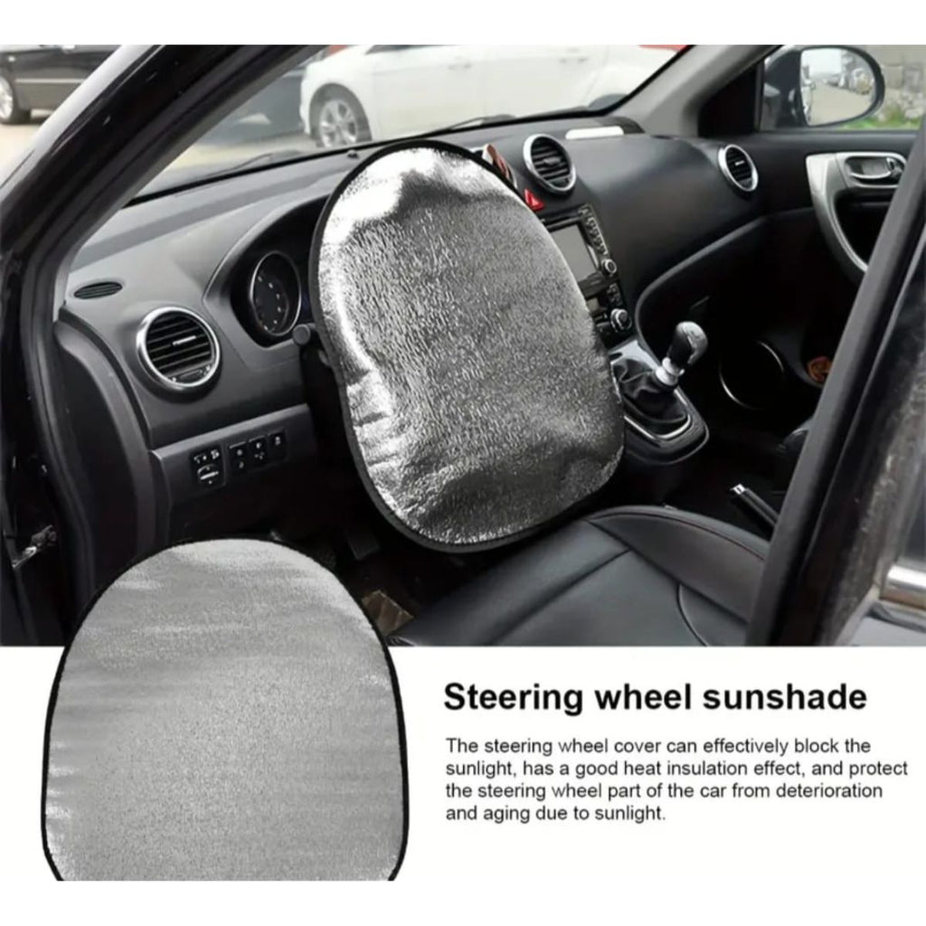 Reflective Car Steering Wheel Cover UV Protection