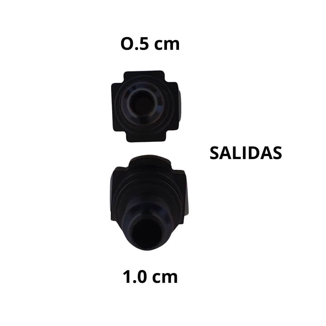 Conector Acople Rápido Recto Hembra Mangueras Combustible Universal Bencina y otros Combustibles 1.0cm