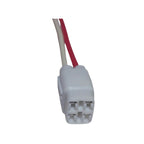 Conector Enchufe Hembra Modulo Tapa Gasolina (Bencina) Chevrolet, Suzuki, Gran Vitara. 2rieles