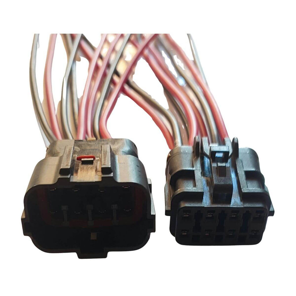 Conector Enchufe Ramal, Inyectores, Chevrolet, Spark 8 Pines (Macho y Hembra)