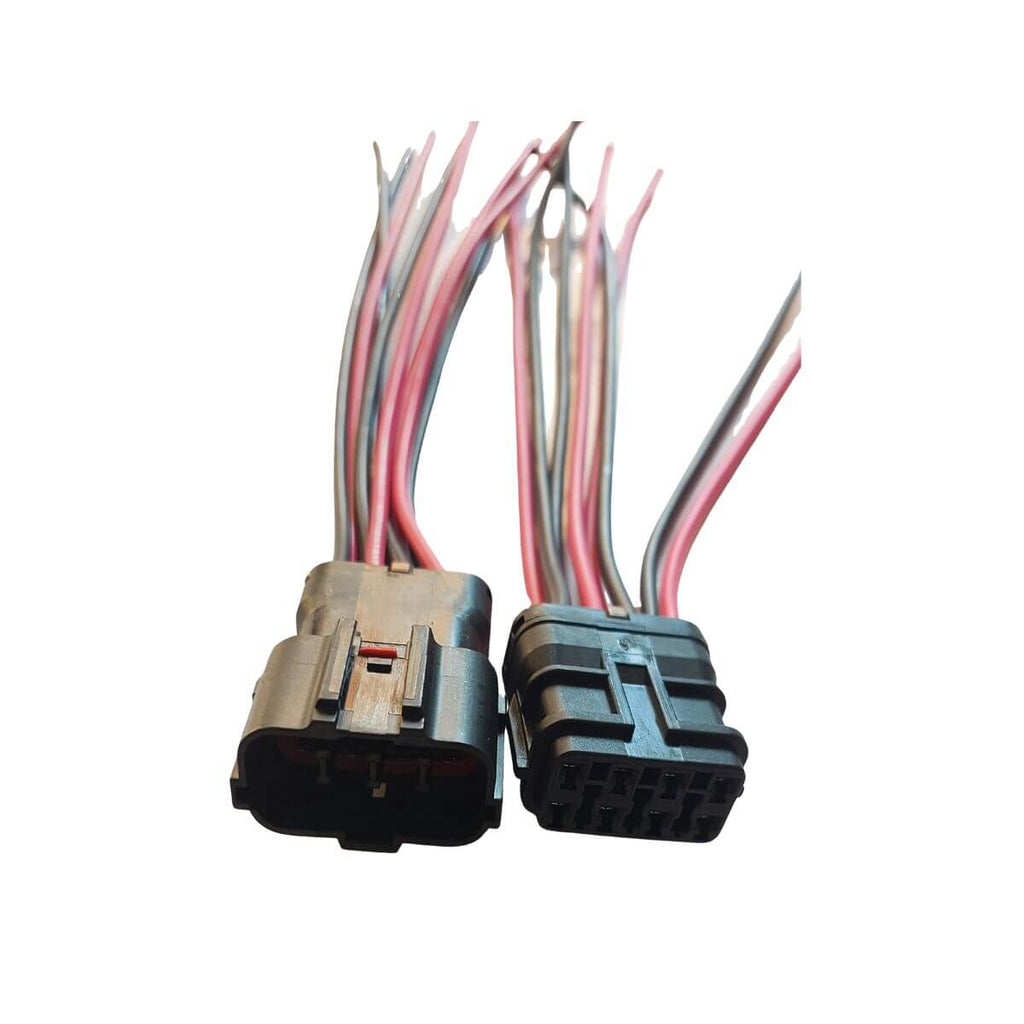 Conector Enchufe Ramal, Inyectores, Chevrolet, Spark 8 Pines (Macho y Hembra)