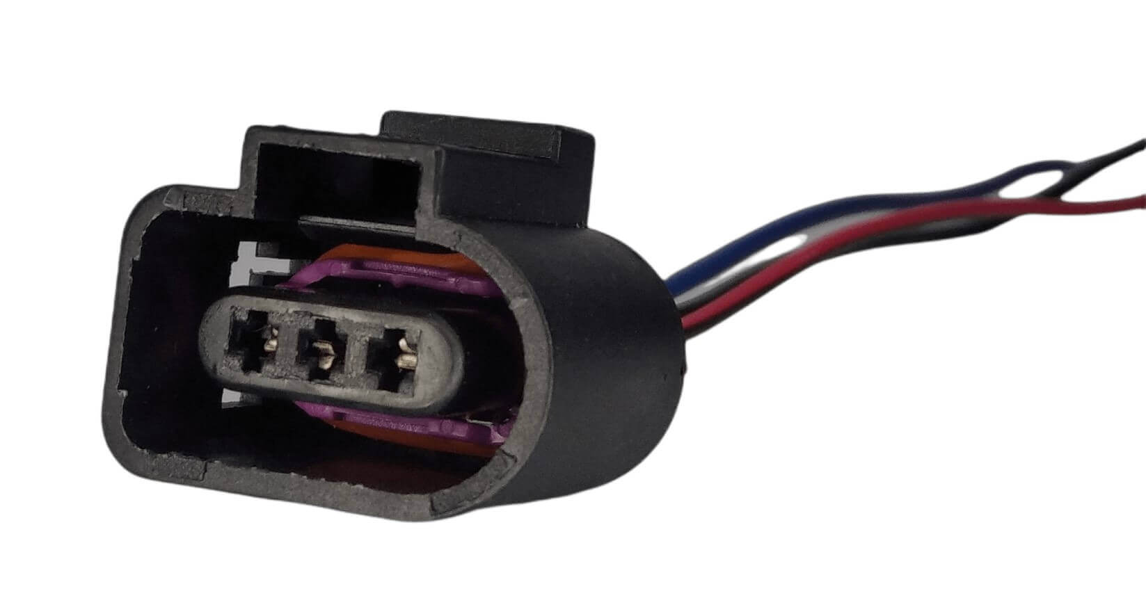 Conector Enchufe Sensor, Volkswagen, Gol, Polo, Golf y Audi Gol, Polo, Golf, 3 Pines (A)