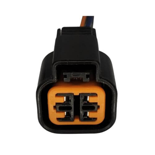 Conector Enchufe Sensor Oxigeno Hyundai, Chevrolet, Kia, Sail 4 Pines, Hembra. (A)