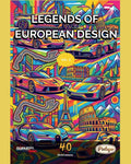 🚗 Digital book, Legends of European Design 🏎️ PDF, (40 illustrations) (English)