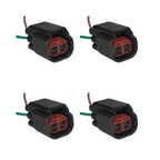 Kit 4 Conectores Enchufes Bobina Ford, Chevrolet, Fortaleza, Tritón, F-150, F-250, Mustang, Focus, Mitsubishi Montero, más.