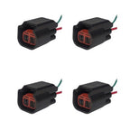 Kit 4 Conectores Enchufes Bobina Ford, Chevrolet, Fortaleza, Tritón, F-150, F-250, Mustang, Focus, Mitsubishi Montero, más.