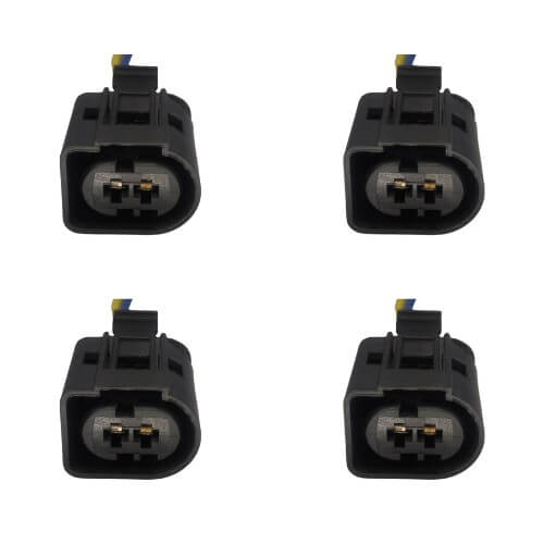 Kit 4 Conector Enchufe Inyector, Bobina Mercedes Benz, Volkswagen, Amarok, sprinter, MG, Nissan NP300 y más Nippon Denso