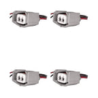 Kit 4 Conectores Enchufes Inyector Toyota Corolla, Terio, Yaris, Fortuner, Mitsubishi, L200