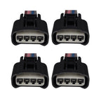 Kit 4 Conectores Enchufes Bobina, Toyota, Yaris, Corolla, Hilux y 4Runner