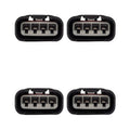 Kit 4 Conectores Enchufes Bobina, Toyota, Yaris, Corolla, Hilux y 4Runner