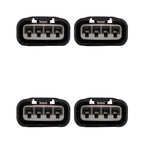 Kit 4 Conectores Enchufes Bobina, Toyota, Yaris, Corolla, Hilux y 4Runner