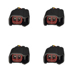 Kit 4 Conectores Enchufes Inyectores Chevrolet, Camaro, Chevy, Ford, GMC, Mazda, CX9, 3.7 Jeep