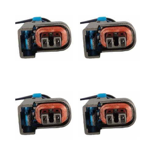 Kit 4 Conectores Enchufes Inyectores, Gm, Chevrolet, Aveo, Optra Tipo Delphi