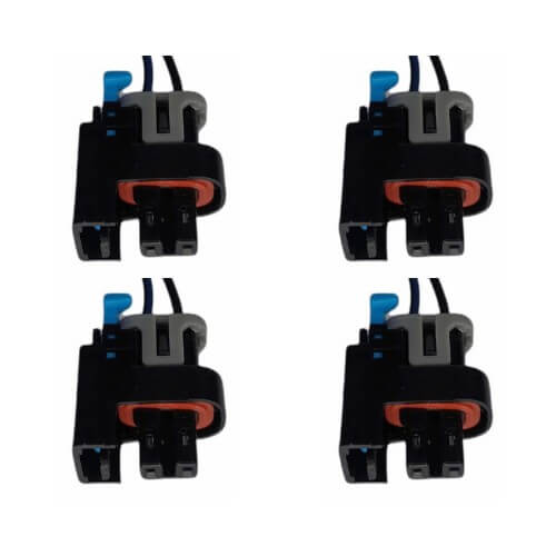 Kit 4 Conectores Enchufes Inyectores, Gm, Chevrolet, Aveo, Optra Tipo Delphi