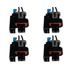 Kit 4 Conectores Enchufes Inyectores, Gm, Chevrolet, Aveo, Optra Tipo Delphi