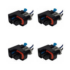 Kit 4 Conectores Enchufes Inyectores, Gm, Chevrolet, Aveo, Optra Tipo Delphi