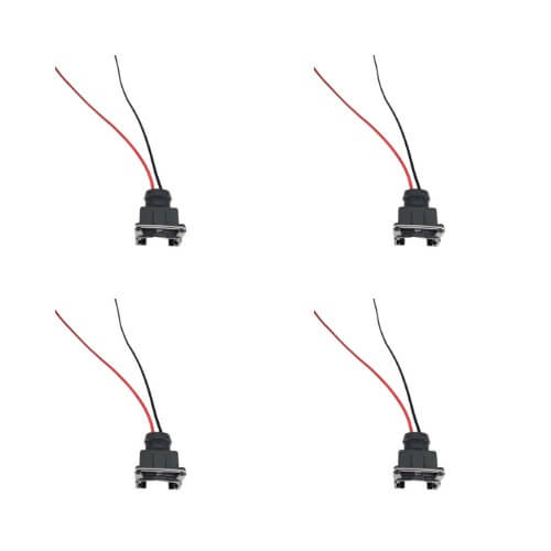 Kit 4 Conectores Enchufes Inyectores, Sensores, Universal, Chevrolet, Corsa, Astra, Spark, Ford, Festiva, Daewoo, Cielo, Fiat, Volkswagen, Más