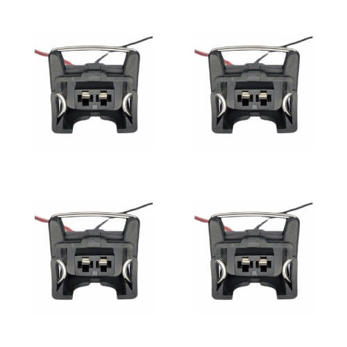 Kit 4 Conectores Enchufes Inyectores, Sensores, Universal, Chevrolet, Corsa, Astra, Spark, Ford, Festiva, Daewoo, Cielo, Fiat, Volkswagen, Más