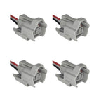 Kit 4 Conectores Enchufes Válvula Temperatura Neon, Jeep, Inyector, Mitsubishi, Toyota, Suzuki, Vitara, Kia, Hyundai, Elantra, Atos, Subaru, Mazda,