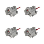 Kit 4 Conectores Enchufes Válvula Temperatura Neon, Jeep, Inyector, Mitsubishi, Toyota, Suzuki, Vitara, Kia, Hyundai, Elantra, Atos, Subaru, Mazda,